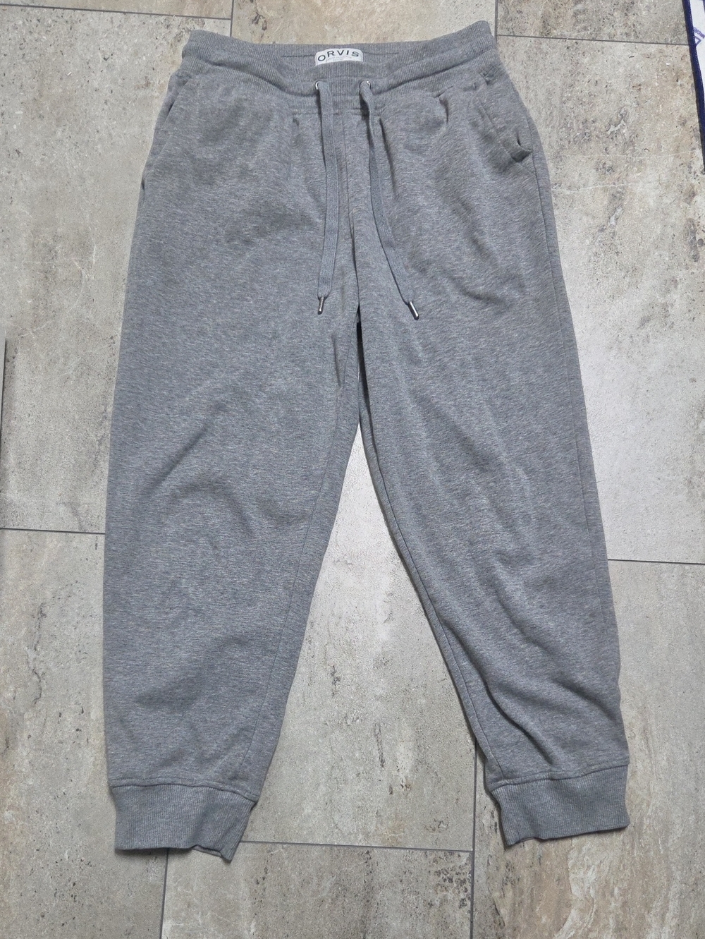 - Orvis Men's Heather Gray Jogger Sweatpants